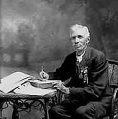 Author and Historian Peter Gottfredson writting his book Indian Depredations in Utah.